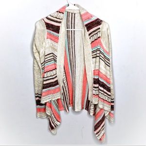 EYESHADOW Tan Turquoise Pink Jacket Sz Small